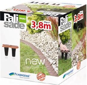 Produktbild Prosperplast Flache Gartenpalisaden-Steinkugel 12 cm x 3,8 m (IPAK2-405U) (383.40 cm)