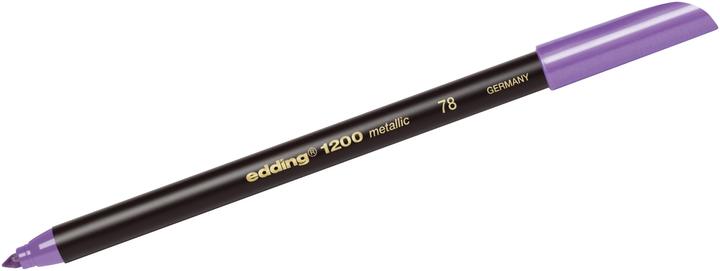 Produktbild Edding Fasermaler Metallic Colour Pen (Lila, 1 x)