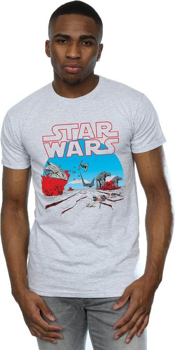 Image du produit Star Wars - T-shirt THE LAST JEDI ACTION SCENE - Homme (M)
