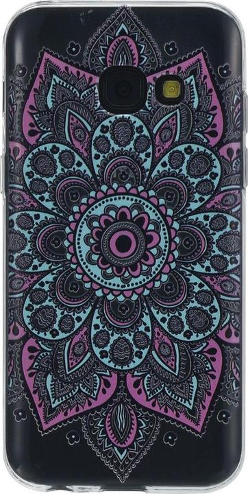 Produktbild König Design Henna Cover für Samsung Galaxy J3 2016 Case Schutz Hülle Silikon Tattoo Bunt Neu (Samsung Galaxy J3 (2016))
