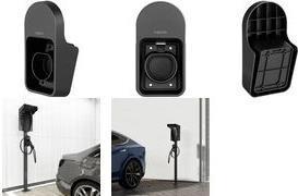 Actual product image LogiLink Wall holder with cable tray for car charging cable