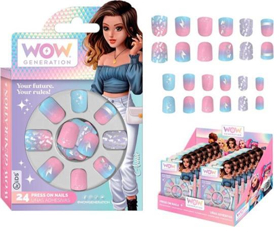 Actual product image Kids Licensing Wow Generation Nail Stickers (Nail glue, Multicolor)