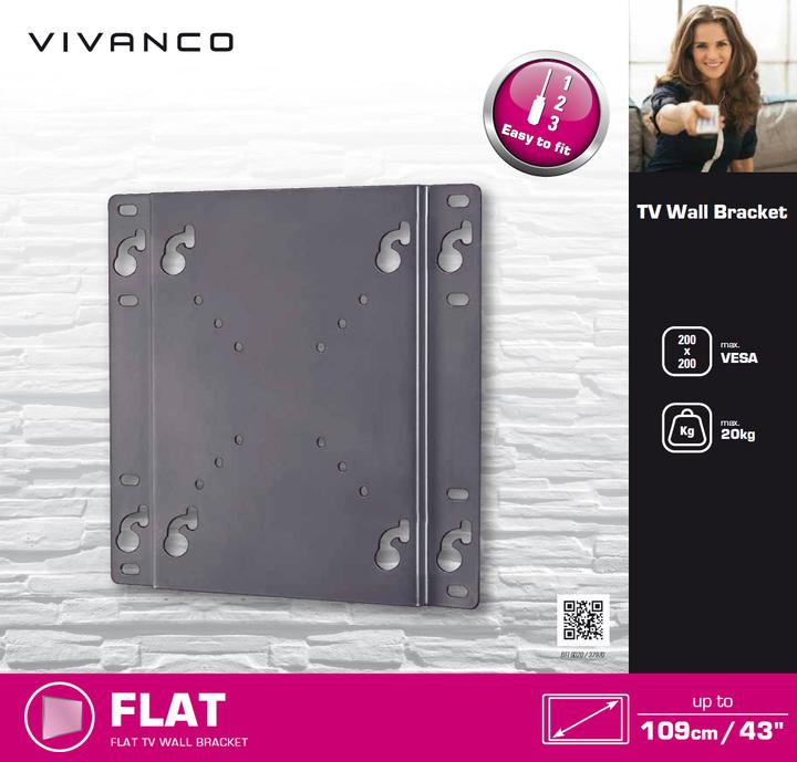 Actual product image Vivanco Bfi 6020 (Wall, 43", 20 kg)