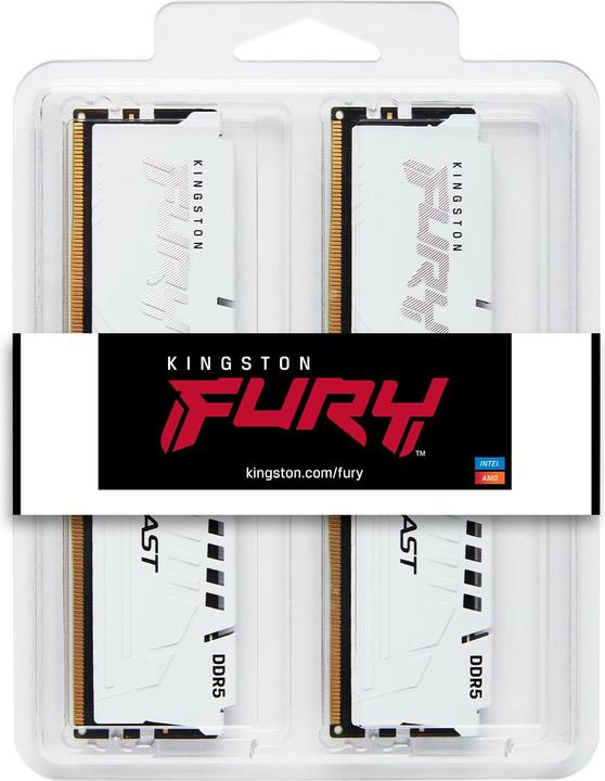 Productafbeelding Kingston 32GB DDR5 6000MT/S CL30 DIMM (2 x 16GB, 6000 MHz, DDR5 RAM, DIMM 288 pin)