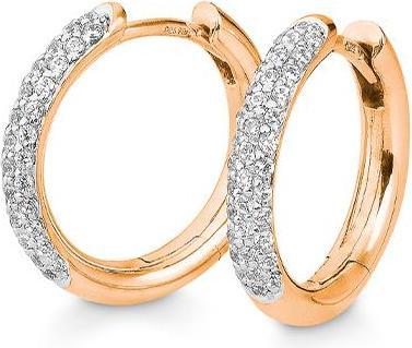 Produktbild Breuning Creolen - BRILL. 0,407 Ct. H/si (750/18 K Gold)