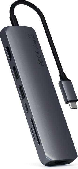Satechi USB-C Slim Multi-port (USB-C, 7 Ports)