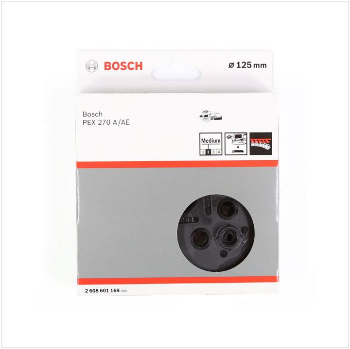 Actual product image Bosch Professional Zubehör Sanding disc medium, 125 mm, 8, for PEX 270 A, PEX 270 AE (Medium hard)