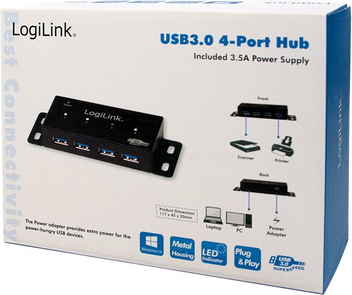 Image du produit LogiLink UA0149 (USB-A, 4 Ports)