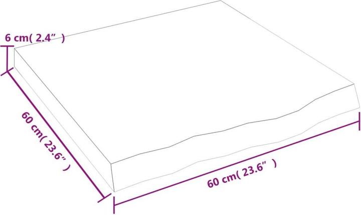 Actual product image VidaXL Emerald (60 x 6 x 60 cm)