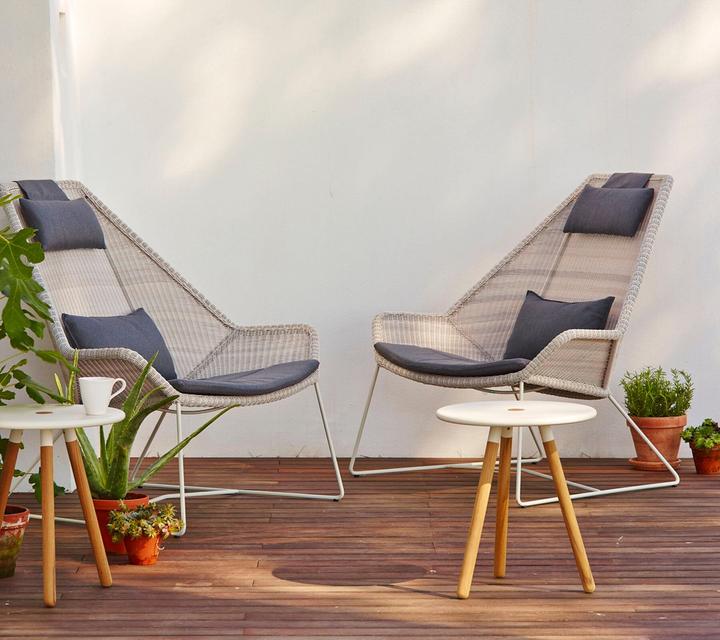 Image du produit Cane-line Breeze Set de coussins pour Fauteuil de jardin Lounge Haut dossier (55 x 75 cm)