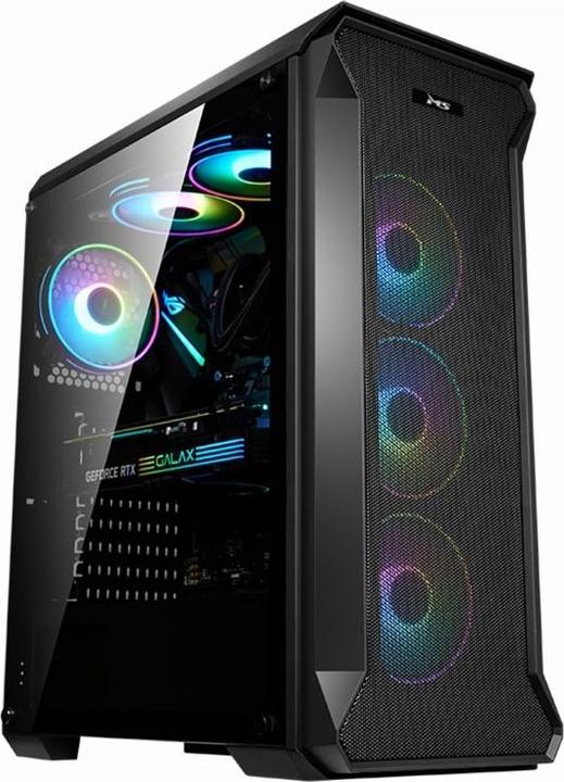 Produktbild M & M's PC Gaming Case Armor V710 Black (ATX)