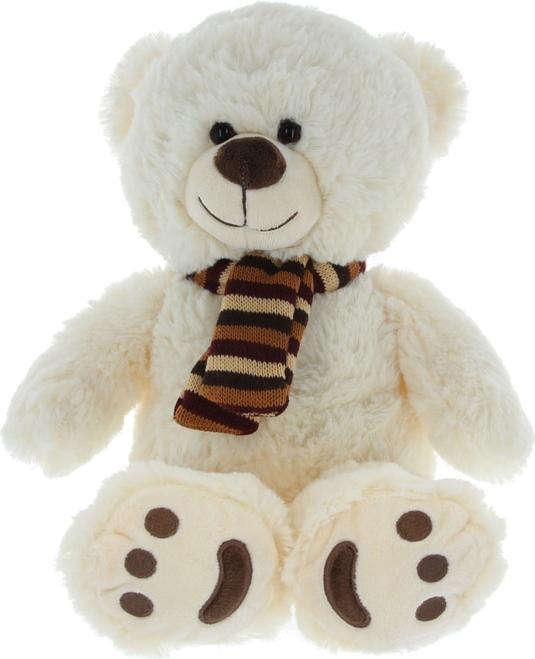 Produktbild Besttoy Plüsch-Bär mit Schal - weiss - ca. 30 cm (30 cm)