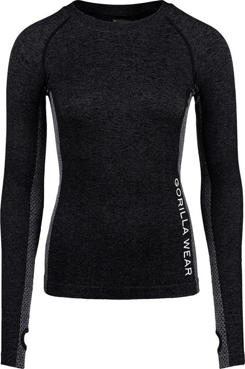 Immagine prodotto Gorilla Wear Selah Seamless Longsleeve - nero (XL)