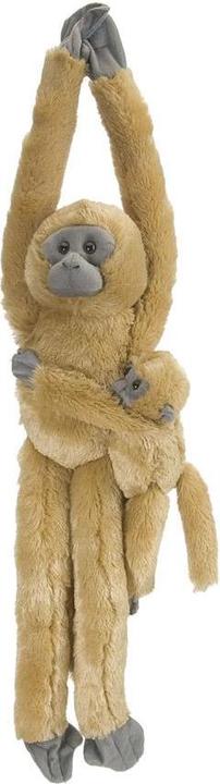 Wild Republic Plush hanging langur monkey with baby 50 cm