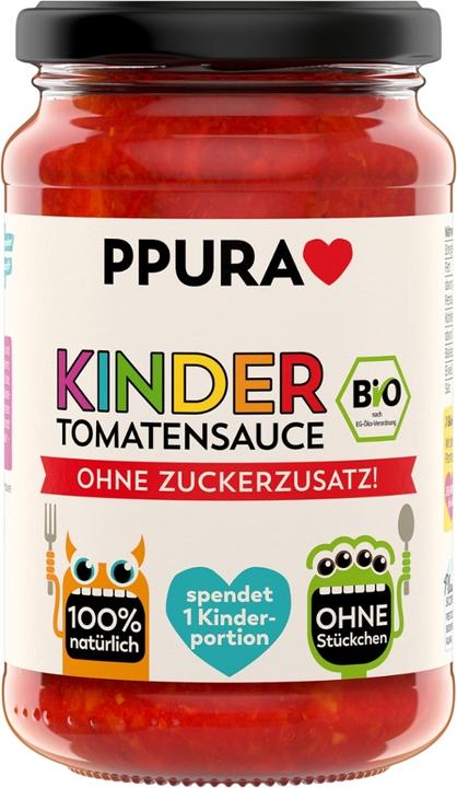 Ppura Sugo Kinder Tomatensauce ohne Zuckerzusatz Bio Glas 340 g (340 g)