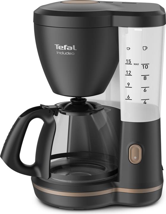 Produktbild Tefal Kaffeeautomat CM5338 Includeo Glas 10-15 Tassen
