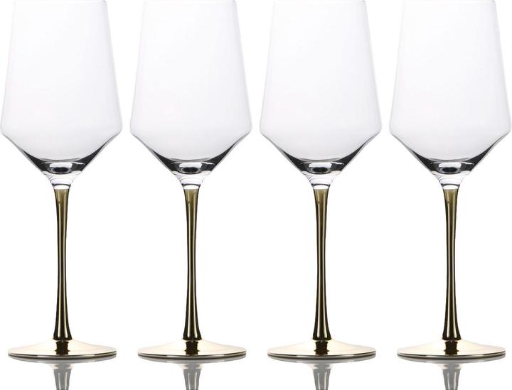 Actual product image Intirilife Wine glass set for red wine white wine (38 cl, 4 Glasses, Wine glasses set)