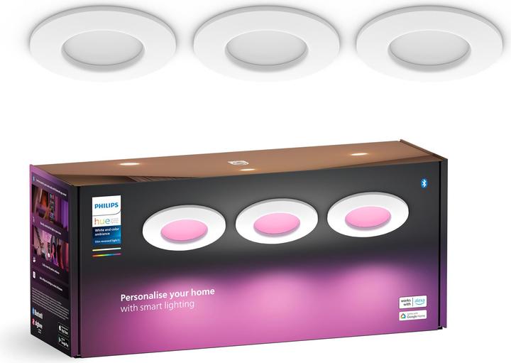 Immagine prodotto Philips Hue White & Color Ambiance Slim Recessed (650 lm)