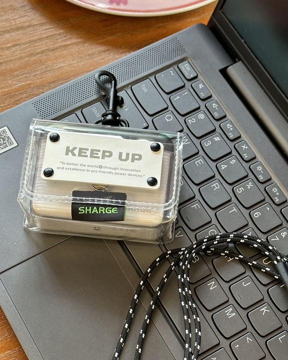 Actual product image Sharge Transparent bag for power bank (Flow Mini)
