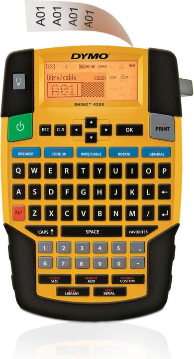 Produktbild Dymo Rhino4200 Qwerty 19mm PB1 P/IT/ES/TR/NL
