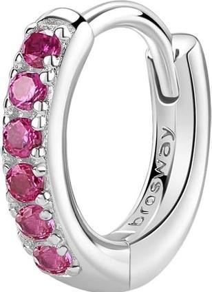 Immagine prodotto Brosway Orecchino singolo a cerchio in argento FPR84 Fancy Passion Ruby