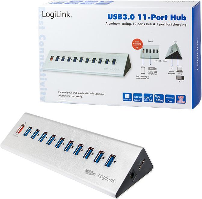 Produktbild LogiLink UA0229 (Micro USB, 10 Ports)