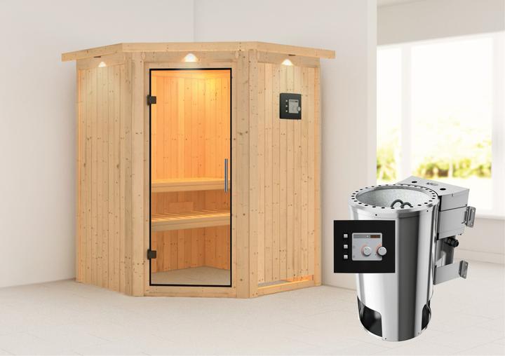 Immagine prodotto Karibu Nanja con corona sul tetto (Plug & Play 3,6 KW - Bio controllo esterno)