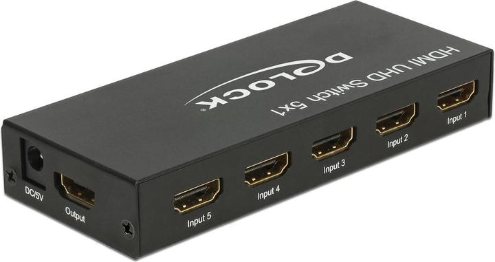 Immagine prodotto Delock Interruttore HDMI a 5 porte, amplificato attivamente