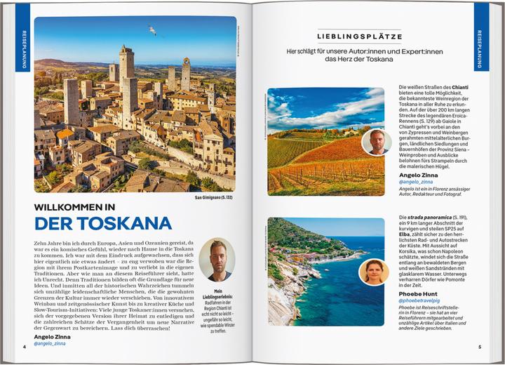 Immagine prodotto Reiseführer Toskana (Tedesco, Angelo Zinna, Phoebe Hunt, 2023)