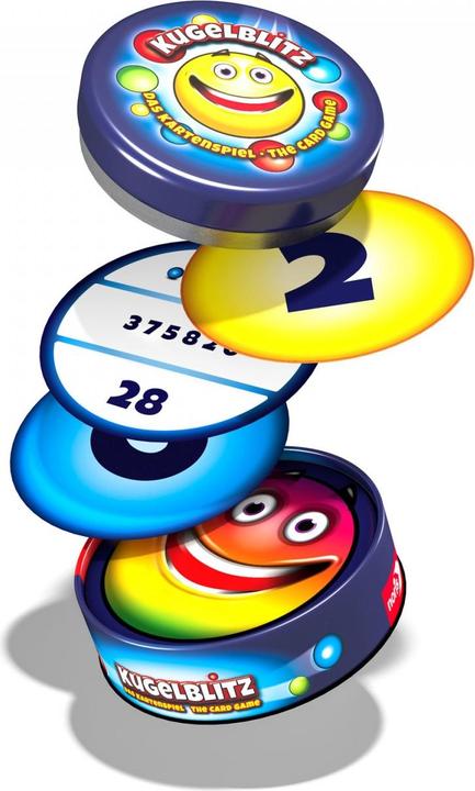 Actual product image Noris Kugelblitz card game (German)