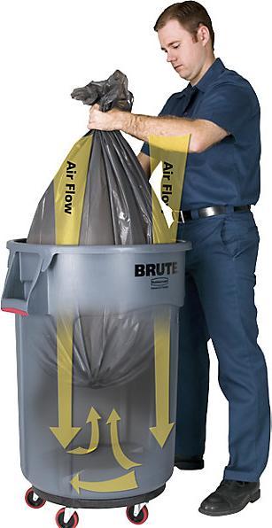 Produktbild Rubbermaid Universalcontainer, rund (121 l)