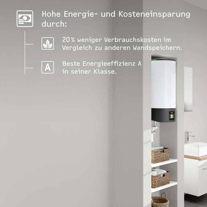 Produktbild Stiebel Eltron EW-V ECO 36 l, Elektro Warmwasserspeicher, LC-Display, beste Energieklasse A, druckfest