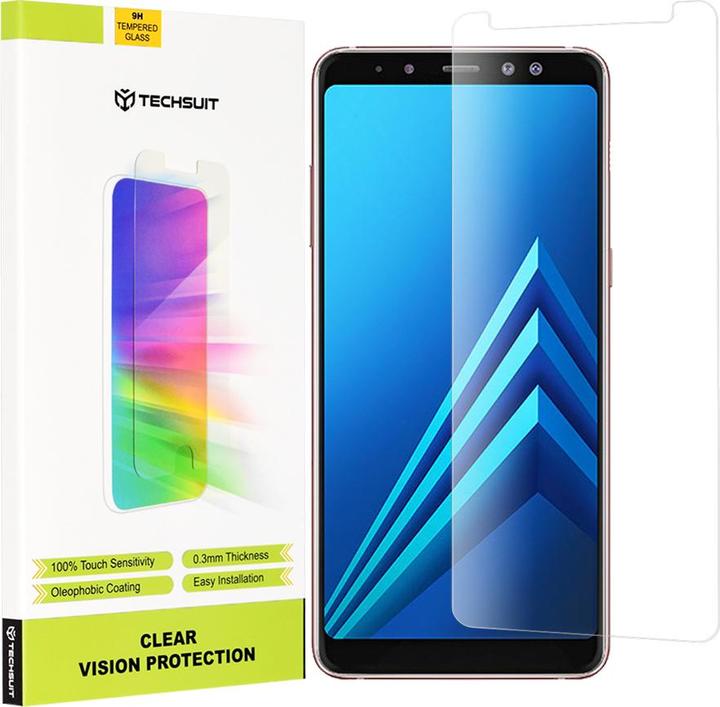Immagine prodotto Techsuit - Clear Vision Glass - Samsung Galaxy A8 Plus 2018 - Transparent (1 Pezzo/i, Samsung Galaxy A8 (2018))