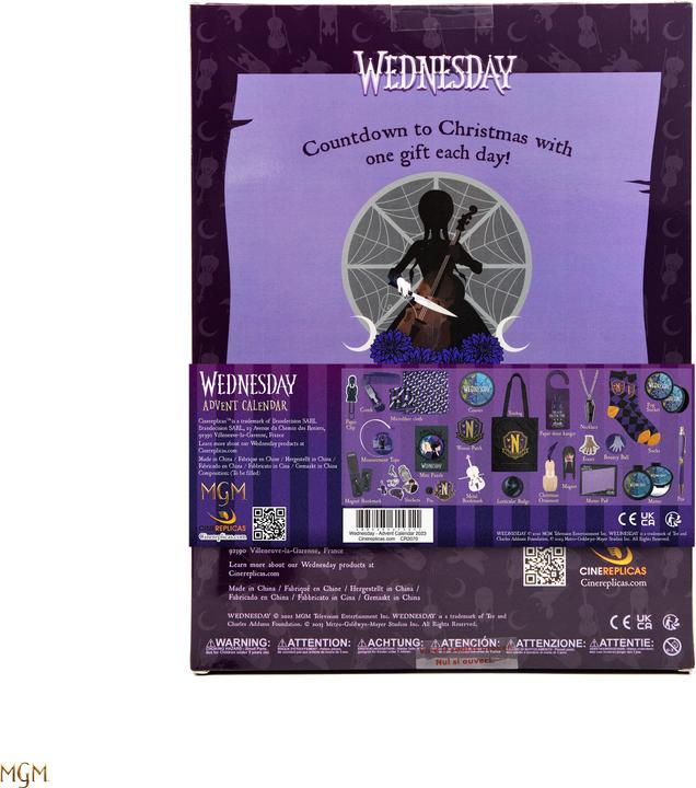 Actual product image Cinereplicas Wednesday - Advent calendar