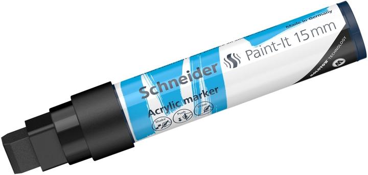 Actual product image Schneider Acrylic marker Paint-It 330 15mm black (Black, 15 mm, 1 x)
