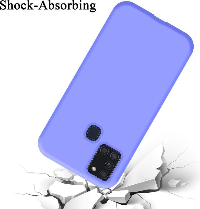 Productafbeelding Cadorabo TPU Liquid Silicone Case Cover (Samsung Galaxy A21)