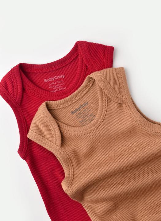 Produktbild BabyCosy Body. ärmellos. 2 Pack (68)