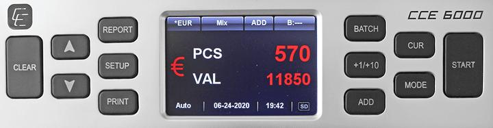 Produktbild CCE 6010 Banknoten-Zählmaschine (Geldscheinzähler)