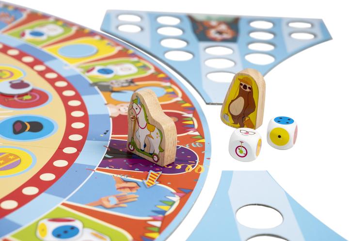 Produktbild Selecta Spielzeug Tierzirkus-Brettspiel (Niederländisch)