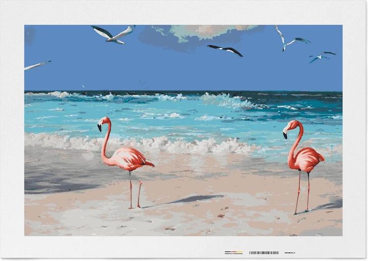 Immagine prodotto ZenPainting Flamingos am Strand - Malen nach Zahlen