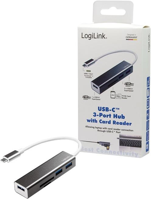 Produktbild LogiLink UA0305 (USB-C, 3 Ports)