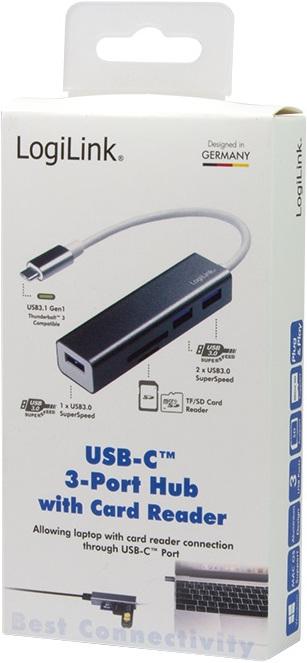 Produktbild LogiLink UA0305 (USB-C, 3 Ports)