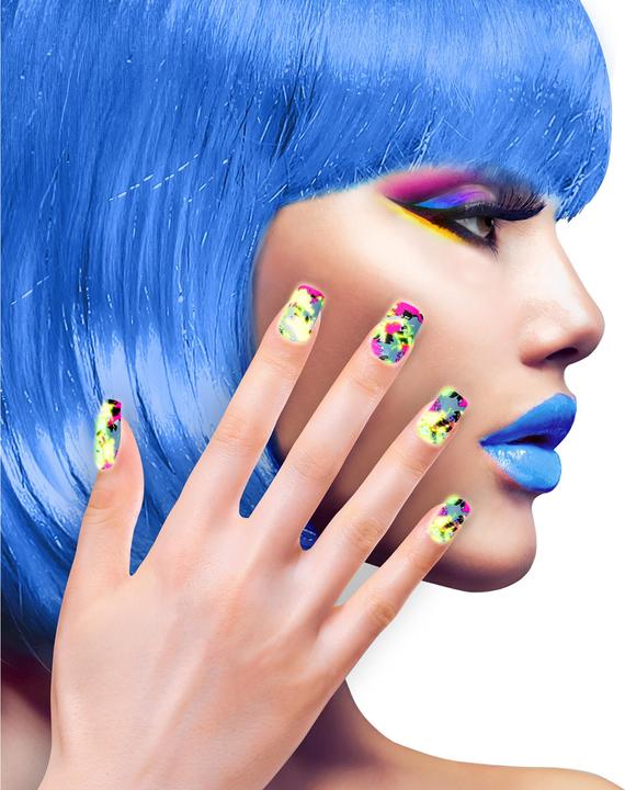 Actual product image Widmann Colourful fingernails