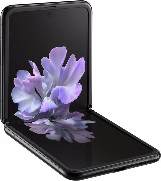 Actual product image Samsung Galaxy Z Flip (256 GB, Black Mirror, 6.70", SIM + eSIM, 12 Mpx, 4G)