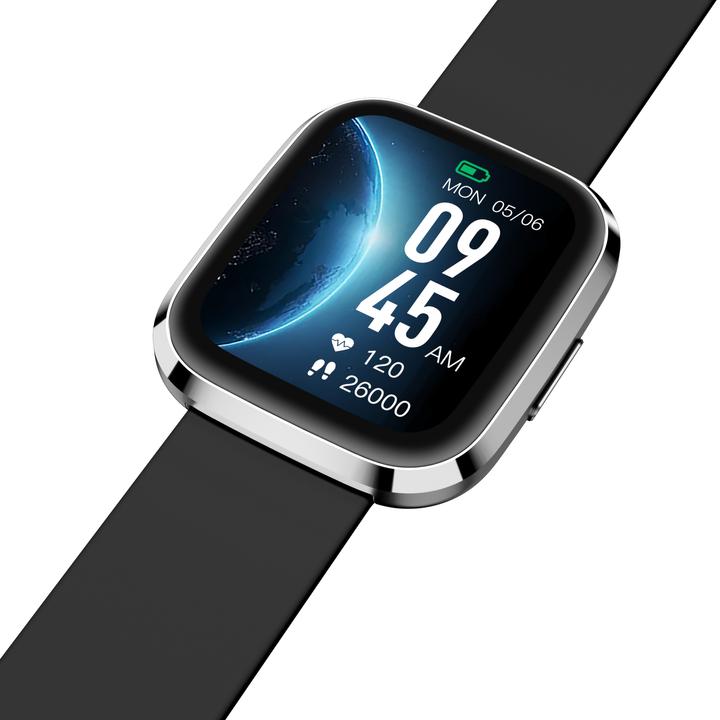 Produktbild Garett Smartwatch GRC STYLE Silver-black (41 mm)