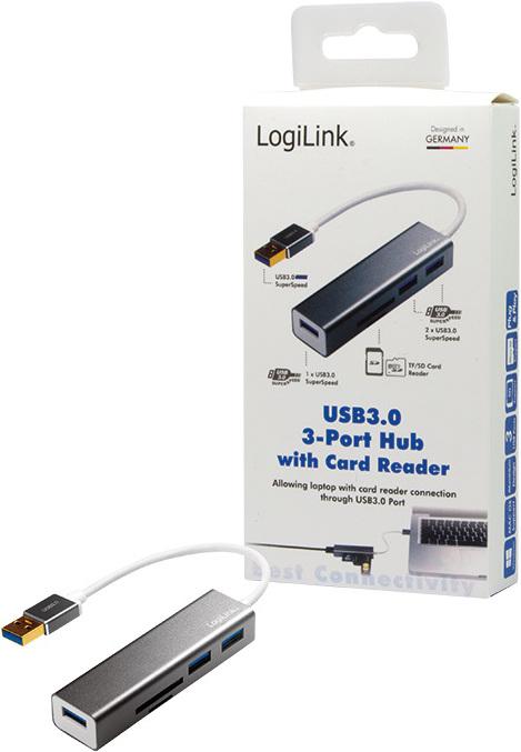 Image du produit LogiLink UA0306 (USB-C, 3 Ports)