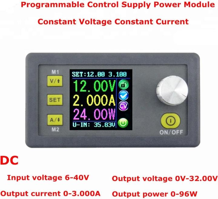 Actual product image RD Tech DPS3003 programmable laboratory power supply DC-DC converter 32V 3A
