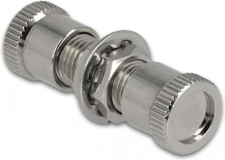 Delock Coupleur fibre optique SMA Simplex femelle vers SMA Simplex femelle métal (CAT6, 0.03 m)