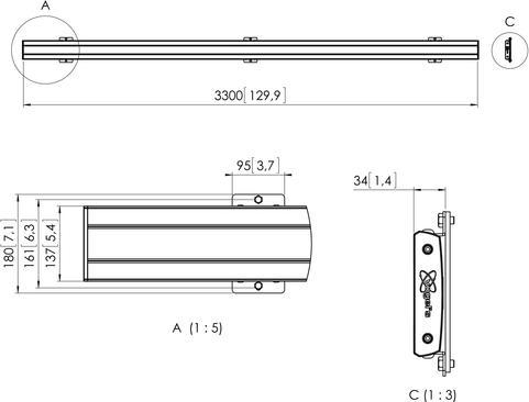 Actual product image Vogels Professional Connect-it PFB 3433 - Mounting component (interface strip)