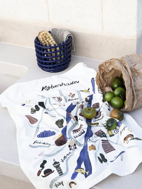 Image du produit Ferm Living Panier en céramique (1 x, 16 x 16 x 14.5 cm)